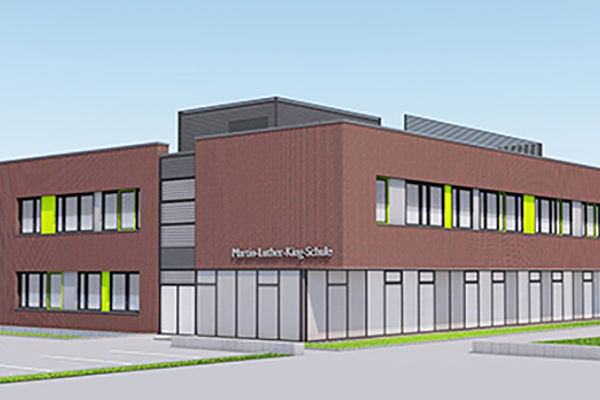 Visualisierung Martin-Luther-King-Schule in Münster-Nord