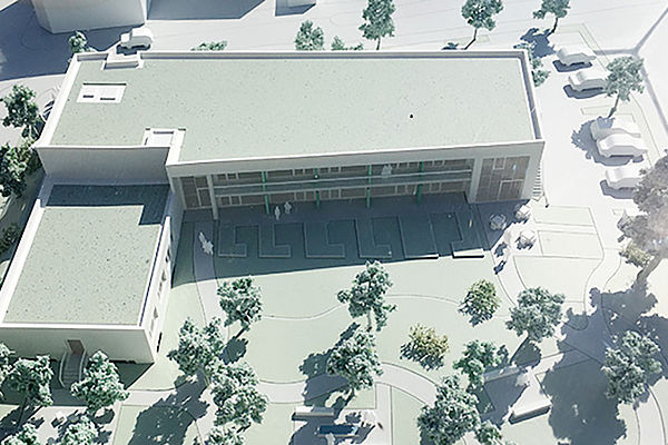 Modell Neubau Hospiz- und Palliativzentrum Niederberg in Velbert