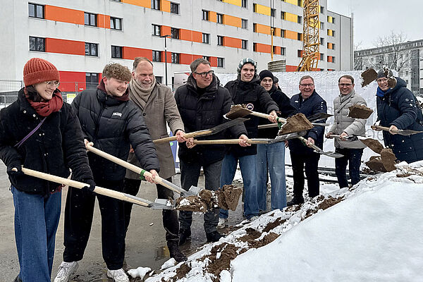 Spatenstich Studierendenwerk Münster