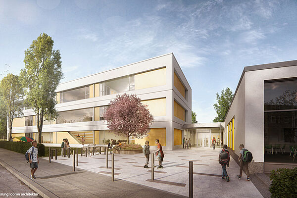 Baustart Aalfang-Grundschule
