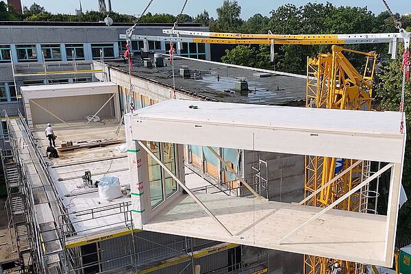Modulbau am Pascal-Gymnasium Münster