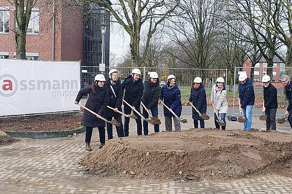 Spatenstich in Ochtrup Ochtrup feiert Spatenstich für Gymnasium-Neubau