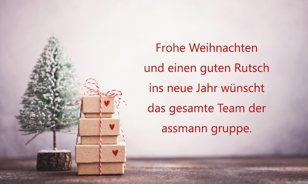 assmann team wünscht frohe Weihnachten und einen guten Rutsch