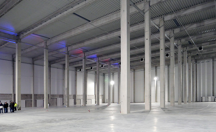 Tiefkühl-Logistikzentrum in Versmold Tiefkühl-Logistikzentrum in Versmold