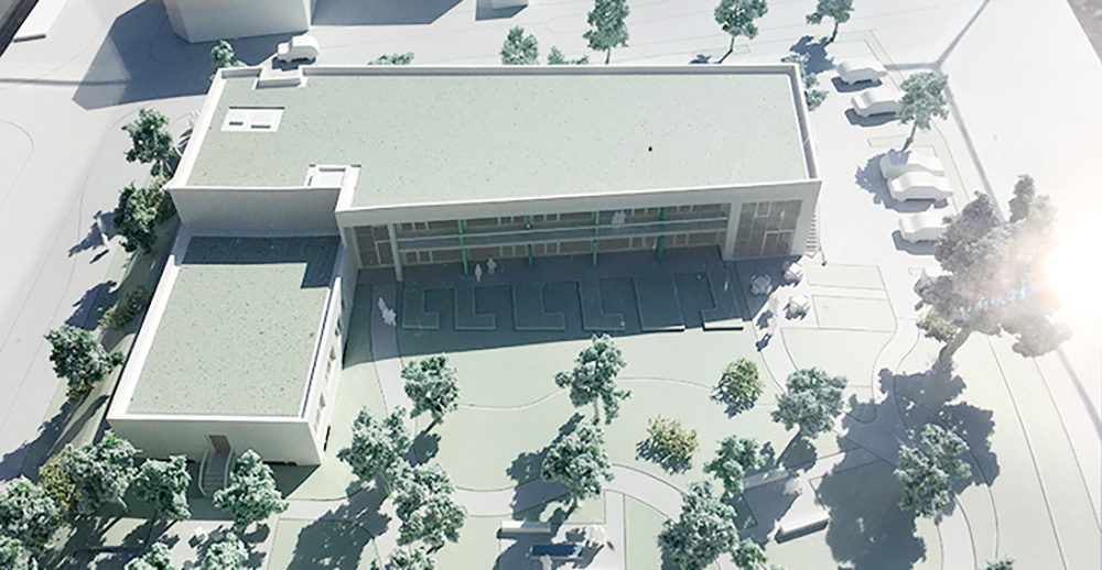 Modell Neubau Hospiz- und Palliativzentrum Niederberg in Velbert