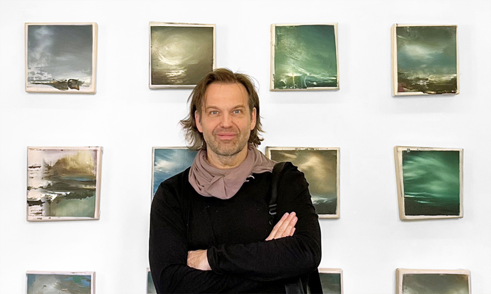 Kunstausstellung mit Werken von Dirk Pleyer eröffnet Dirk Pleyer stellt aus