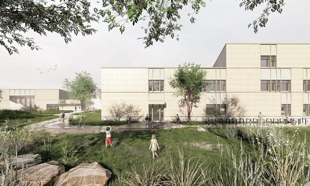 BKSA Hamburg GmbH plant Erich Kästner Schule