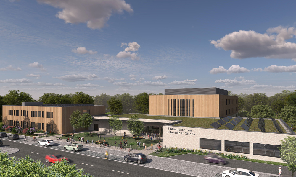 Vertragsunterschrift Radevormwald Startschuss Bildungszentrum Elberfelder Straße