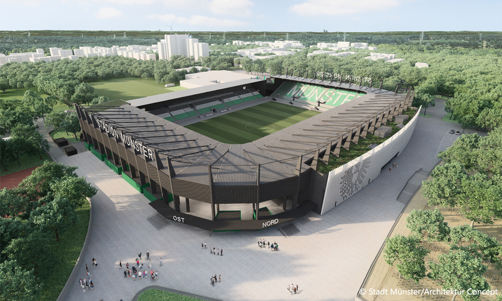 LVM-Preußenstadion: Gesamtbaugenehmigung erteilt LVM-Preußenstadion