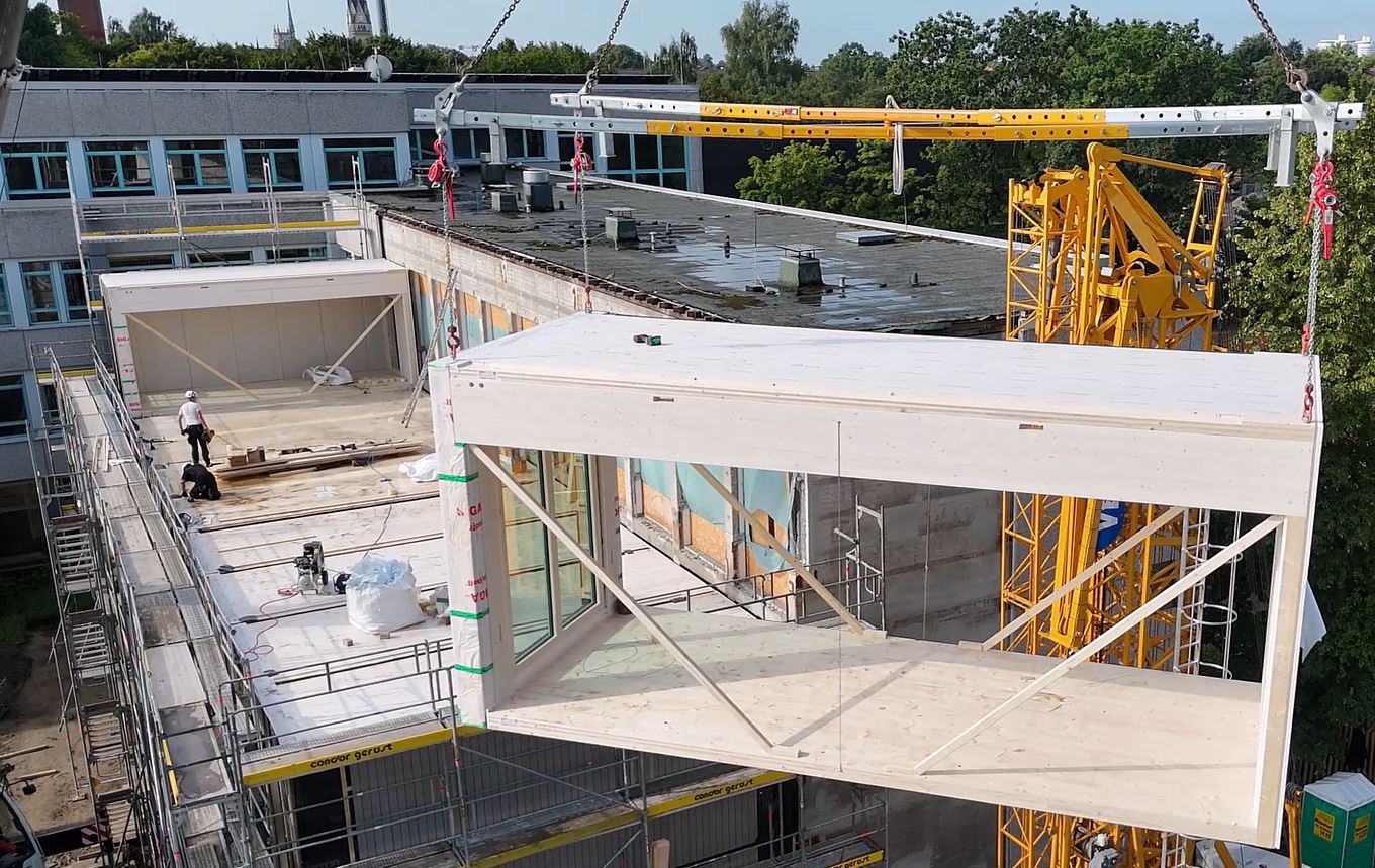 Modulbau am Pascal-Gymnasium Münster