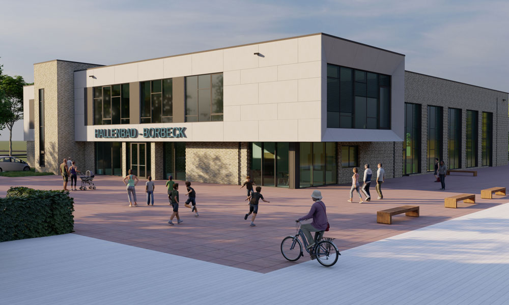 Grundsteinlegung für neues Hallenbad Borbeck Eintauchen ins Wir