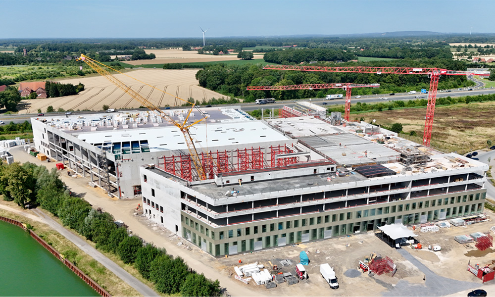 Richtfest Fraunhofer Forschungsfertigung Batteriezelle (FFB)
