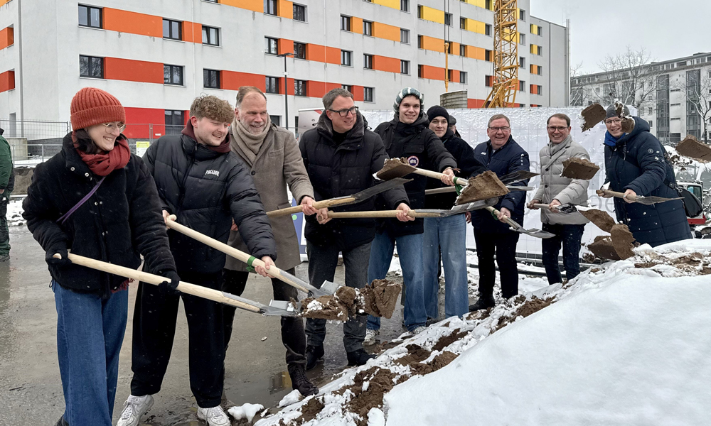 Wohnraum für Münster Spatenstich Studierendenwerk Münster
