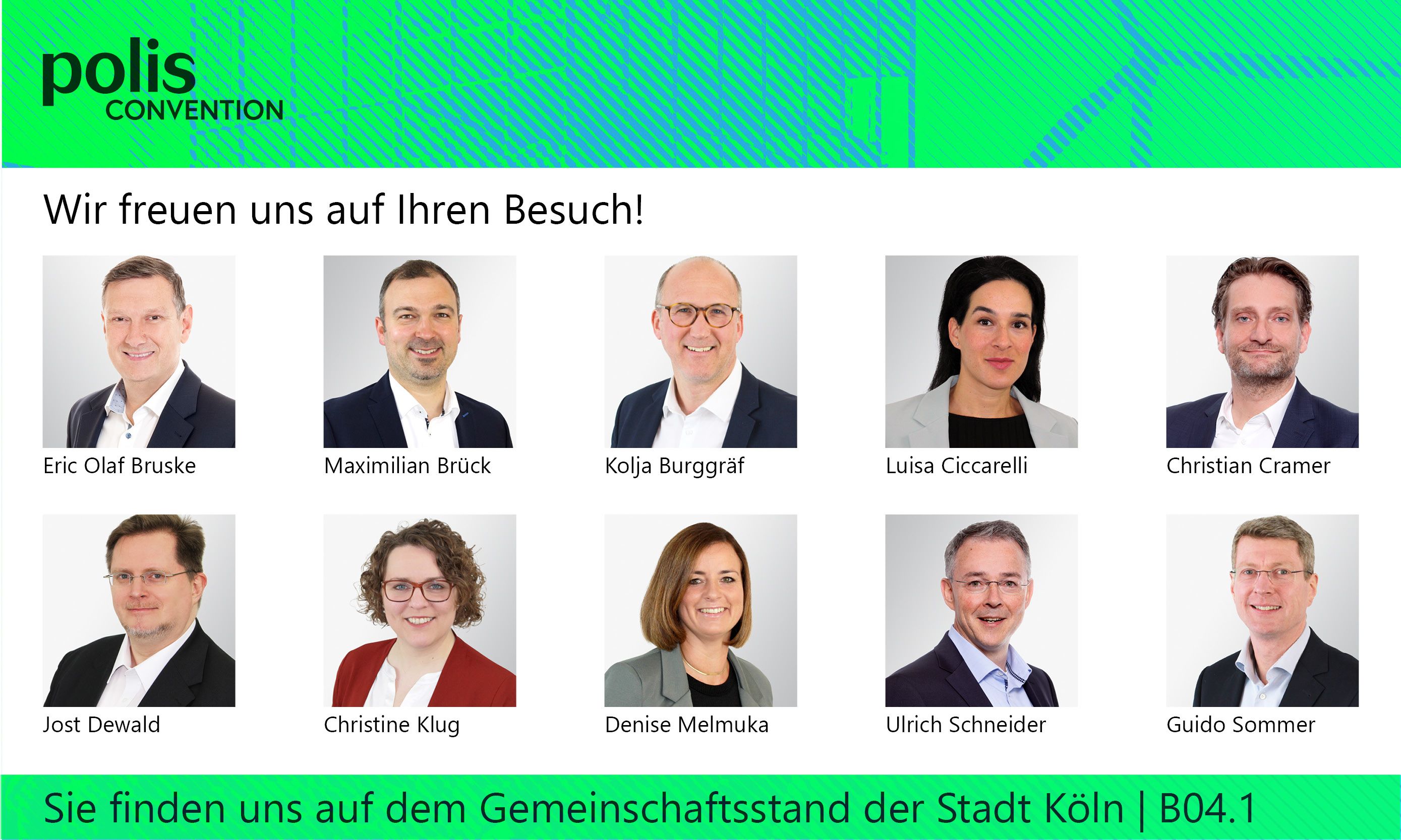 polis Convention 2026: Gemeinschaftsstand Köln